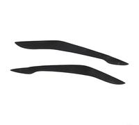 Hasaller 2x Carbon Fiber Front Headlight Eyebrows Trim Cover for BMW X5 E70 2008-2013 Adds Stylish Exterior Accent and Hides Scratches Without Drilling or Modification