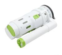 Hasaller Adjustable Height Toilet Fill and Flush Valve Replacement Kit for Standard Tanks with Dual Mode Water Saving Design 30 Second Refill Leak Proof Green