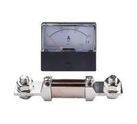Hasaller Analog Amp Meter Gauge DH-670 DC Ammeter 0-200A 0-300A 75mV Shunt Panel Ampere Meter Black Plastic Housing Industrial Manual Technology for Electrical Cabinets Direct Cur(300A)