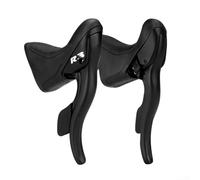 Hasaller Bike Shifters Bicycle Gear Lever Road Bicycle Derailleur Set Professional Bike Gear Shifter Set with Installation Cables Aluminum Frame Compatible with R2 R3 R5 R7 Series(R3)