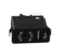 Hasaller Car USB AUX Input Sockets USB AUX Port Adapter Car U-SB A-UX Socket Adapters Car-Play U-SB A-UX Socket for BMW 1 3 5 Series E60 E61 E81 E87 E90 E91