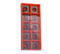 Hasaller Carbide Inserts 10Pcs Carbide Blades Industrial Square Solid Carbides Insert Blades Professional Woodturning Tool Replacement Parts with Countersunk Holes for Spiral Planer