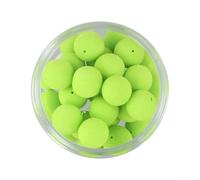 Hasaller Carp Fishing Boilies Floating EVA Ball Lures Flavor Mainline Bait Attractant Scent Hook Baits for Ups Rigs Green 8/10/12/14/17mm 15-30pcs(12mm 30pcs)