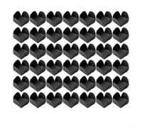 Hasaller Chocolate Holder Dessert Packaging Tray Truffle Cups Chocolate Case Sweet Foil Wrappers Square Paper Holders for Baking Desserts Cheese and Candy Liners Truffle Wrapper Set(50Pcs)