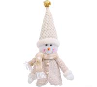 Hasaller Christmas for Table Decoration Wine Bottle Cover Featuring Santa Claus Design Fits Standard Wine Bottles Made with Lightweight Polyester Fabric (01-41 Snowman Model)