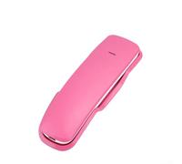 Hasaller Cordless Look A Like Design Telephone Corded Phone with 13 Number Memory LED Indicator Audible Ringtone Wall or Desk Mount for Home Office Dormitory(for PINK)