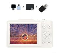 Hasaller Digital Camera 2 8 Inch Screen Digital Video Cameras 4K Video Capture 48MP Photos 16X Digital Zoom Camcorders with Anti Shake Feature And Built In Microphone for Webcam Use(White 32G)