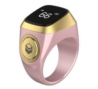 Hasaller Digital Tasbeeh Tasbih Finger Counter Smart Ring Counter Smart Tasbih Ring Muslim Prayer Smart Rings Tasbih Counter Smart Ring Tasbeeh Smart Counter(18mm for PINK)