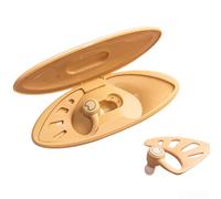 Hasaller Elf Ear Headphones True Wireless Earbuds Elf in-Ear Earbuds True Wireless El-f Ears Earbud LED Light Headphones with Charging Case for Music Lovers Party Accessory(yellow)