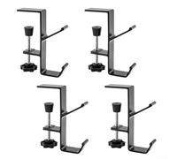 Hasaller Garland Hanger Stocking Hanger Christmas Stocking Holder Double Mantle Hooks Fireplace Stocking Hooks Mantle Garland Hanger 2 in 1 Mantle Hanger Fireplace Heavy Duty Hooks