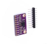 Hasaller GY-BNO085 9DOF AHRS Sensor Module with Accelerometer Gyroscope Magnetometer for AR VR Robotics Drones Wearables IoT Projects Purple PCB Board 25x12mm