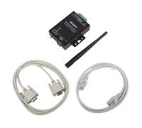 Hasaller HF2211 Industrial Serial RS232 RS485 RS422 Ethernet Converter Module with WiFi Support 10 100 Base T Auto Negotiation TLS AES DES3 Encryption TCP Telnet Protocols