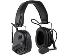 Hasaller Hunting Earmuffs with Built-in Microphones and Sound Amplification for Enhanced Situational Awareness Lightweight Adjustable Fit for Adult Hunters Black Green or Sand(Black)