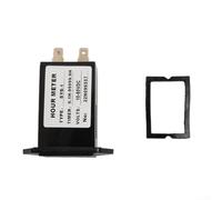 Hasaller Industrial Engine Hour Meters 6V-80V DC Mechanical Hour Meter Timer Counter Digital Display Engine Generator Operating Times Recording Module
