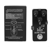 Hasaller IRIN Guitar Effects Processor Pedals Aluminum Shell Built-in Wah Distortion Delay Reverb Distortion Overdrive Delay Reverb Compressor Pedal for Electric Guitar Bass Recording (Black)