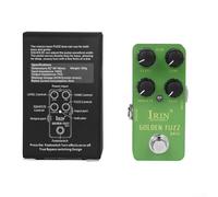Hasaller IRIN Guitar Effects Processor Pedals Aluminum Shell Built-in Wah Distortion Delay Reverb Distortion Overdrive Delay Reverb Compressor Pedal for Electric Guitar Bass Recording (RS20 Green)