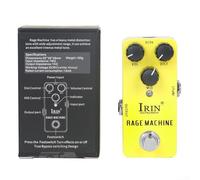 Hasaller IRIN Guitar Effects Processor Pedals Aluminum Shell Built-in Wah Distortion Delay Reverb Distortion Overdrive Delay Reverb Compressor Pedal for Electric Guitar Bass Recording (Yellow)