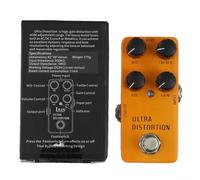 Hasaller IRIN Guitar Effects Processor Pedals Aluminum Shell Built-in Wah Distortion Delay Reverb Distortion Overdrive Delay Reverb Compressor Pedal for Electric Guitar Bass Recording (RS17 Orange)