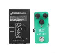 Hasaller IRIN Guitar Effects Processor Pedals Aluminum Shell Built-in Wah Distortion Delay Reverb Distortion Overdrive Delay Reverb Compressor Pedal for Electric Guitar Bass Recording (RS10 Green)