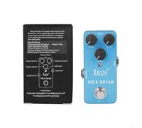Hasaller IRIN Guitar Effects Processor Pedals Aluminum Shell Built-in Wah Distortion Delay Reverb Distortion Overdrive Delay Reverb Compressor Pedal for Electric Guitar Bass Recording (Blue)