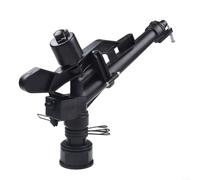 Hasaller Irrigation Sprinklers 1.5 Inch Female Thread 360 Degree Rotating Adjustable Agricultural Water Sprayer Heavy Duty Im-pact Sprinkler Head for Agricultural Irrigation Fo-rest Lawn Park