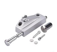 Hasaller Latch Locks Wooden Door Floor Lock Spring Bolt Lock Door Bolt Lock Floor Bolt Lock White Multi-Purpose Door Bolt Key Locking Door Bolt Security(Knob)