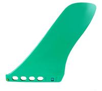 Hasaller Longboard Surfboard Fin 9.25 Inch Single Fiberglass Center Fin with No Screw Locking System for Classic Surfing Boards Black Grey Orange Green Blue(green)