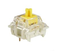 Hasaller Mechanical Keyboard Switches 35Pcs Professional Custom Mechanical Keyboard Linear Switch 3Pin Linear Mechanical Keyboard Switch Pre-lubricated Gaming Switches for Mechanical Keyboards(Yellow)