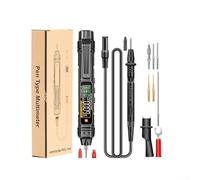 Hasaller Pen Type Multimeter for Electrical Testing with NCV Detection VA Color Screen and Intelligent Power Saving Auto Shutdown 183.5 x 26mm Black A3005D(High)