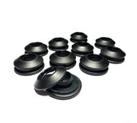 Hasaller Plastic Air Eye ButtonsTarpaulin Round Eyelets Tarpaulin Eyelets Pool Solar Cover(50pcs Black)
