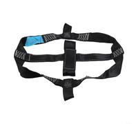 Hasaller Polyester Tie Down Strap with Heavy-Duty Ratchet for Motorcycle Rear Wheel Lashing System Black Red Orange 2-Pack for Electric Scooters and Unicycles(Black)