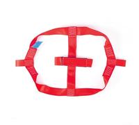 Hasaller Polyester Tie Down Strap with Heavy-Duty Ratchet for Motorcycle Rear Wheel Lashing System Black Red Orange 2-Pack for Electric Scooters and Unicycles(Red)