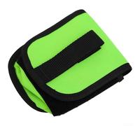 Hasaller Quick Release Weight Pocket 1050D Nylon Diving Weight Bag for Backplate Slot Holds 2kg 5 LBS Weights Compact 75g Design for SCUBA Snorkeling Gear Black(Fluorescent Green)
