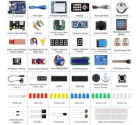 Hasaller R3 Super Starter Kit for Arduino Learning: 100+ Components Including Module LCD1602 Sensor Breadboard and R3 Controller Board for Beginners(UNO-1)