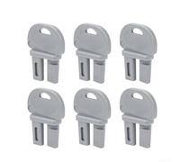 Hasaller Rat Bait Station Key 6pcs Robust Plastic Opener for Poison Stations Easy Turn Mechanism Garden Home Farm Protection