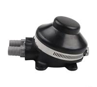 Hasaller RV Foot Pump for Boat Yacht Galley Sink Water System 2.2 GPM Flow Rate with 1/2 Inch Hose Connection Black Molded Plastic Base Manual Operation