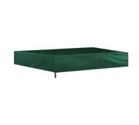Hasaller Sandpit Cover 210D Oxford Cloth Square Sandboxes Sandpit Cover Foldable Sandbox Covers Waterproof Outdoor Sand P-it Protective Covers Protector for Children Play Area(Green 120 * 120)