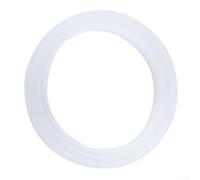 Hasaller Silicone Seal Gasket for Espresso Machine Brew Head 6x6x1cm White Ring Replacement Part Compatible with Coffee Maker Brewing Group(54mm)