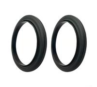 Hasaller Silicone Sealing Ring for NJ Espresso Machines ES601 ES655 ES701-2 Pack and 8 Pack Options - Black Gasket Replacement Seal for Coffee Makers with Inner Diameter 51mm Ou(2pcs)