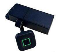 Hasaller Smart Fingerprint Cam Lock with Tu-ya App Control for Cabinet Door and Drawer Secure Access Keyless Entry Metal Construction Low Power Consumption Residential and Office Use