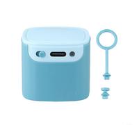 Hasaller Smart Robot Button Pusher for Tuya App, Voice Control Switch with 3 Interchangeable Buttons (Short/Long/Ring), BLE 4.2 Wireless Automation for Lights Coffee Makers, 500m(Blue)