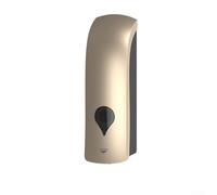 Hasaller Soap dispenser homepress type shampoo shower gel bottle no punch wall mounted hand soap box Refillable Pump (1×300ML Gold)