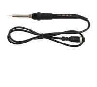 Hasaller Soldering Iron Handle for 936A 937D 852 852D Solder Stations 50W High Temperature Resistant Metal Tip with Silica Gel Grip Black Replacement Part