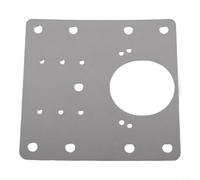 Hasaller Stainless Steel Hinge Repair Plate 90x90mm Rust Resistant Furniture Cupboard Door Drawer Cabinet Fix Mounting Bracket with Screws for Home Kitchen Bedroom(1pc)