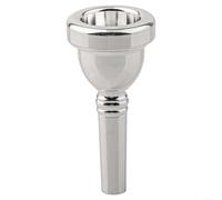 Hasaller Trumpet Mouthpiece 6 1/2AL Trombone Accessories 3.14 inch Alto Trombone Mouthpiece Alto Trombone Copper Mouthpiece Mouth Trombone Mouthpieced(Silver)