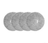 Hasaller Vacuum Cleaner Mop Pads Microfiber Mop Cloth Floor Cleaning Mops Cloth for Roomba Plus 405 505 X-40 Ultra Complete L10s P-ro Ultra Heat X-40 Master L40 Ultra L10s Ultra Gen 2(16pcs)