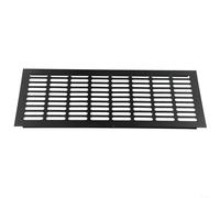 Hasaller Vent Grille Waterproof Air Vent Cover 150mm Aluminium Rectangular Grilles Aluminium Rectangular Cabinet Wardrobe Air Vent Grilles Ventilation-Cover for Cover Brick Wall Door(150X400MM)