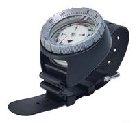 Hasaller Waterproof Scuba Diving Wrist Mounted with Glow in The Dark for Night Navigation Large Side View Window Grey Outdoor Gear<(E)