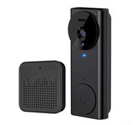 Hasaller Wireless HD Video Doorbell with 120 Degree Wide Angle Lens Night Visions Two Way Audio Smart Home Security Camera Powered Rechargeable Battery Setup with 2.4GHz WiFi for ULOOKA App