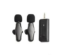 Hasaller Wireless Microphone Wireless Lavalier Mic Wireless Lavalier Microphone Set USB-C Microphone Mini Lapel Mic with Noise Reduction Plug-Play Lavalier Microphone